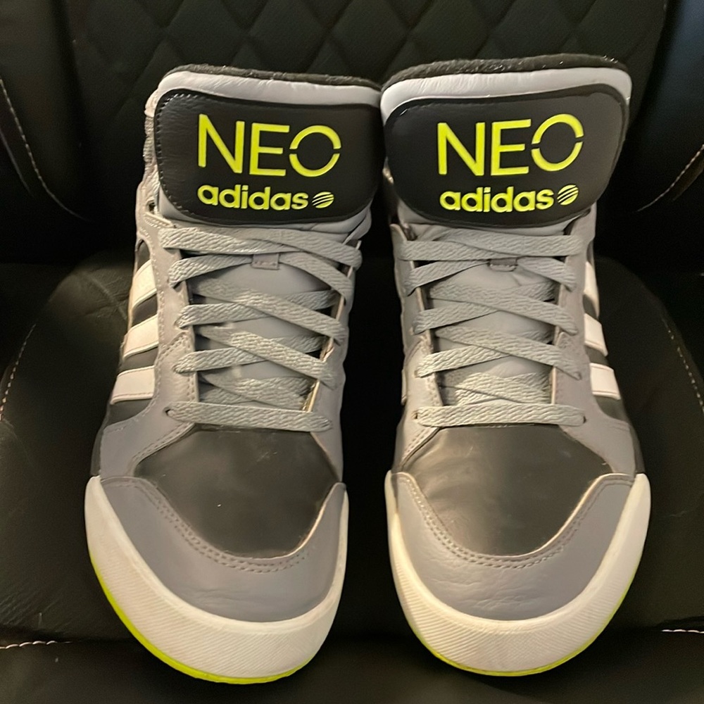Adidas Neon Hightop Sneakers